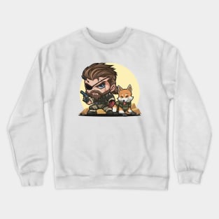 VENOM SNAKE FT. DD - CHIBI STYLE Crewneck Sweatshirt